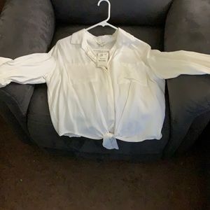 White long sleeve shirt